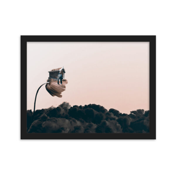 adoration road framed matte paper poster