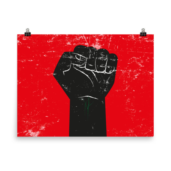 zareef hand palestine in the veins poster