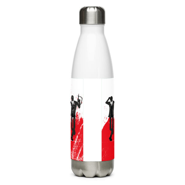 zareef levant countries with iraq dabkeh dance stainless steel water bottle