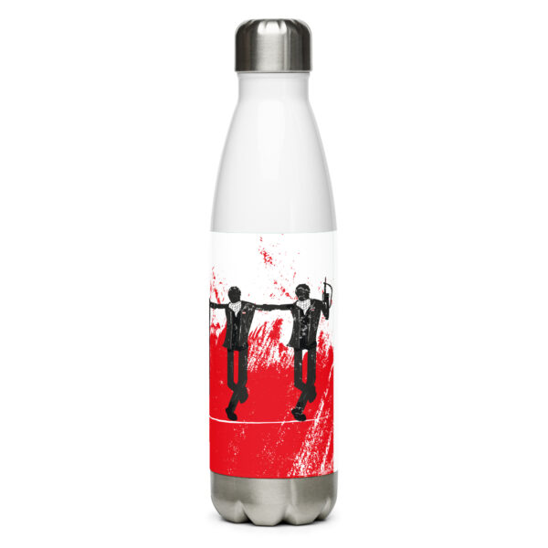 zareef levant countries with iraq dabkeh dance stainless steel water bottle