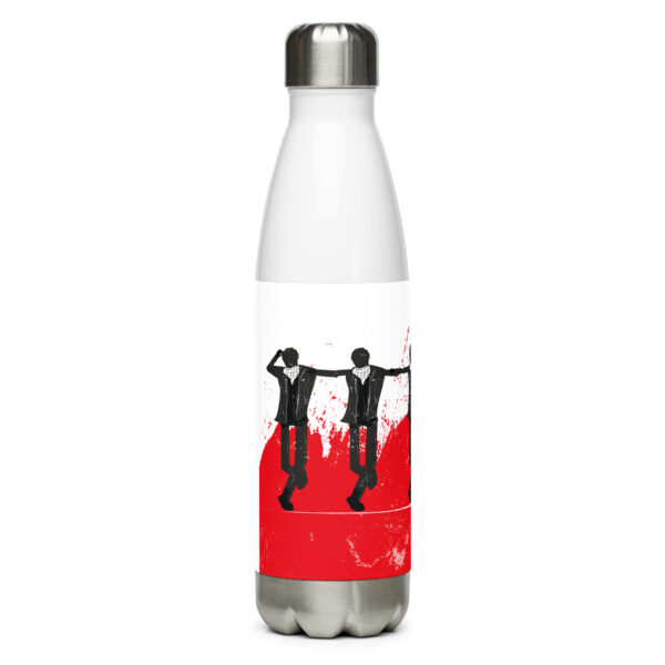 zareef levant countries with iraq dabkeh dance stainless steel water bottle